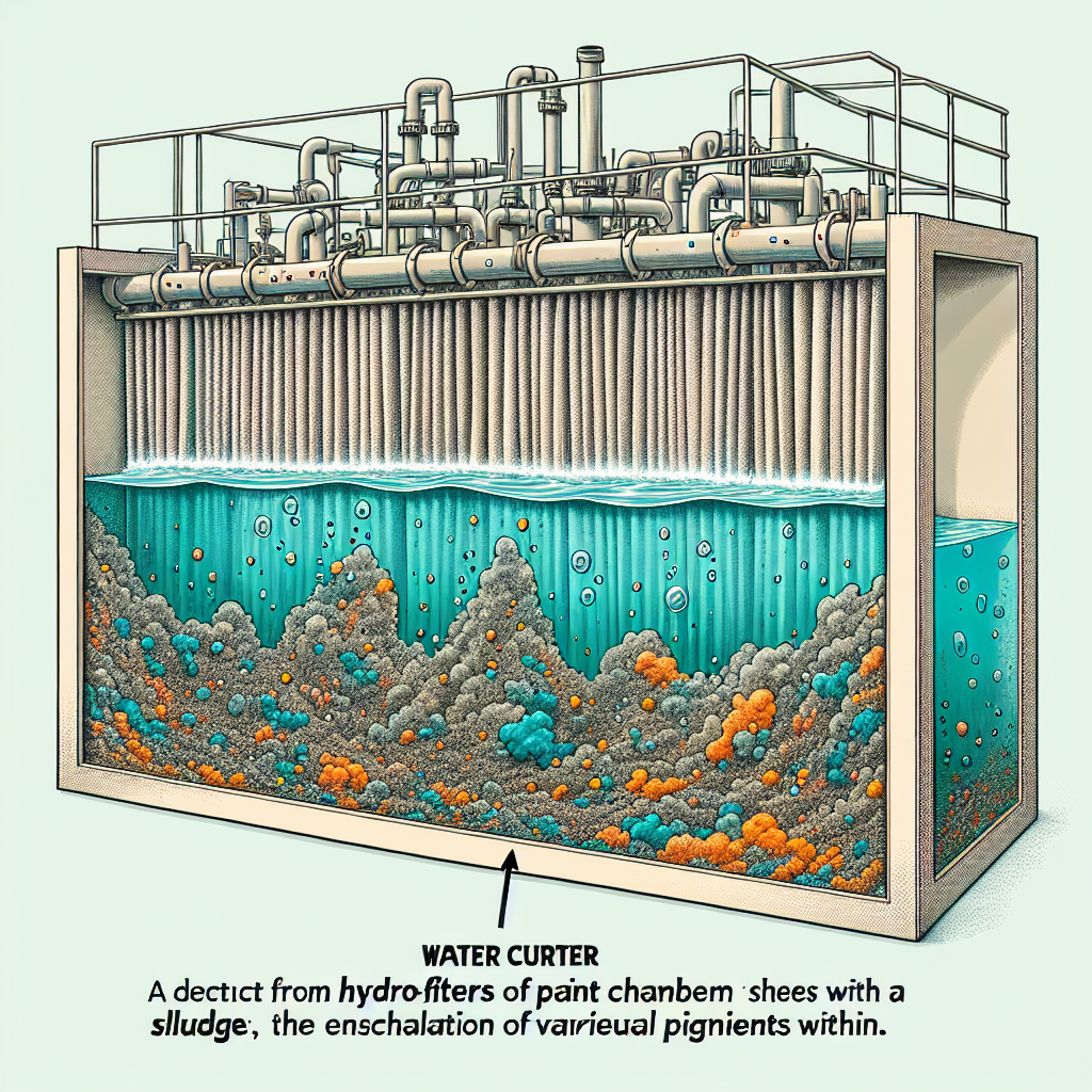 шлам гидрофильтров окрасочных камер с водяной завесой