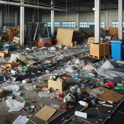 мусор и смет от уборки складских помещений малоопасный