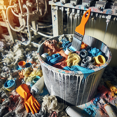 отходы зачистки оборудования производства материалов лакокрасочных на основе сложных полиэфиров