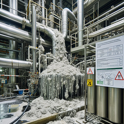 отходы от зачистки оборудования очистки сточных вод производства акриловой кислоты и ее эфиров