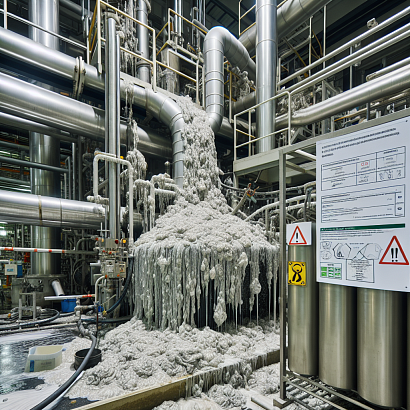 отходы от зачистки оборудования очистки сточных вод производства акриловой кислоты и ее эфиров